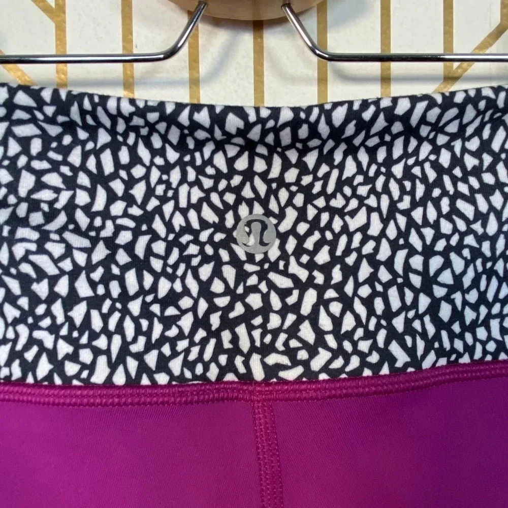 Lululemon‎ Wunder Under Pant III Reversible Plum